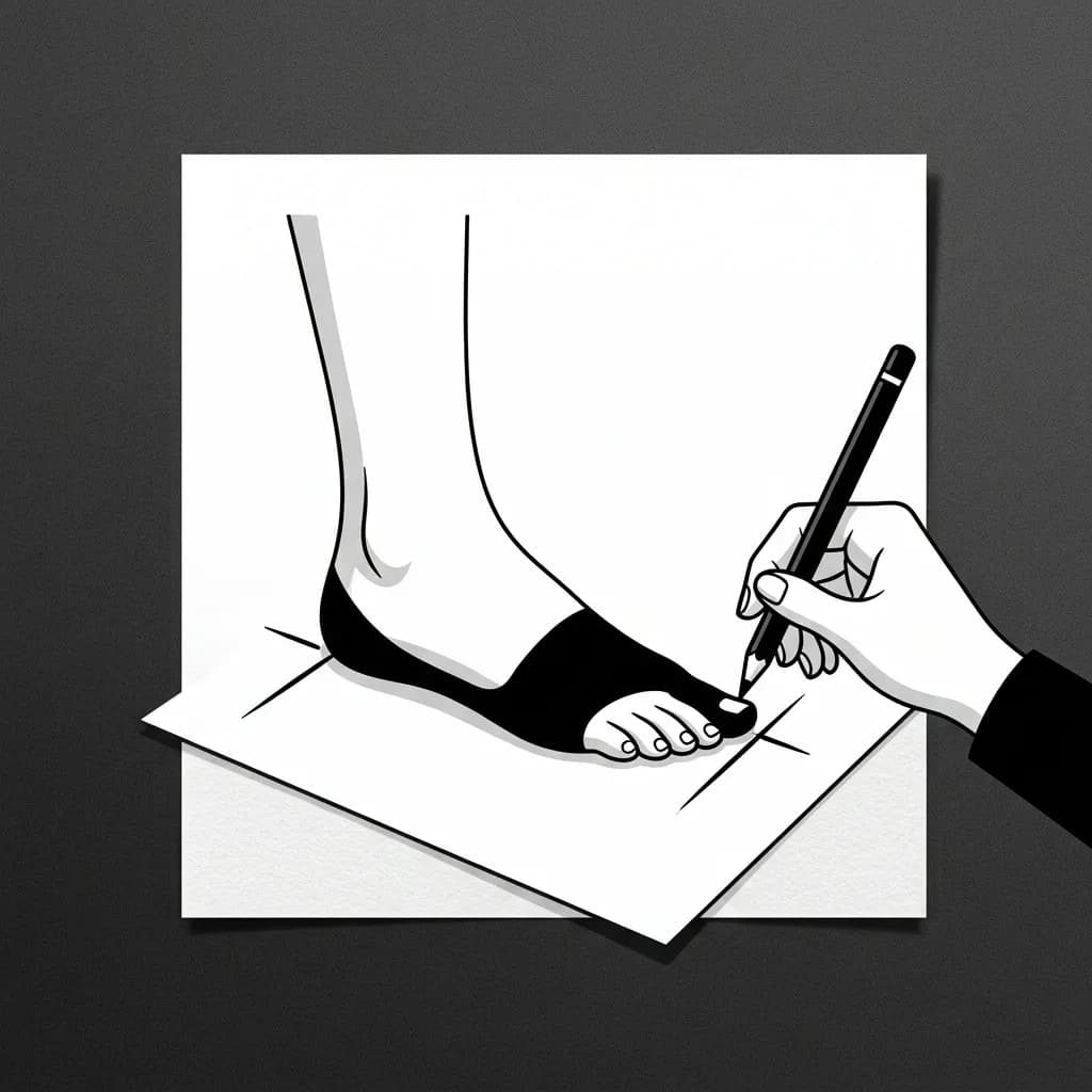 Sneaker Measuring Guide