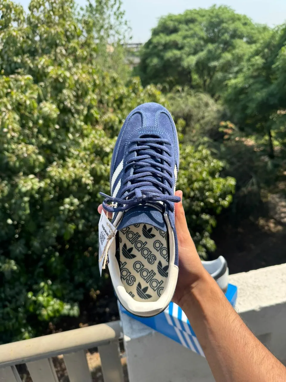 Adidas Handball Spezial - Blue - View 3