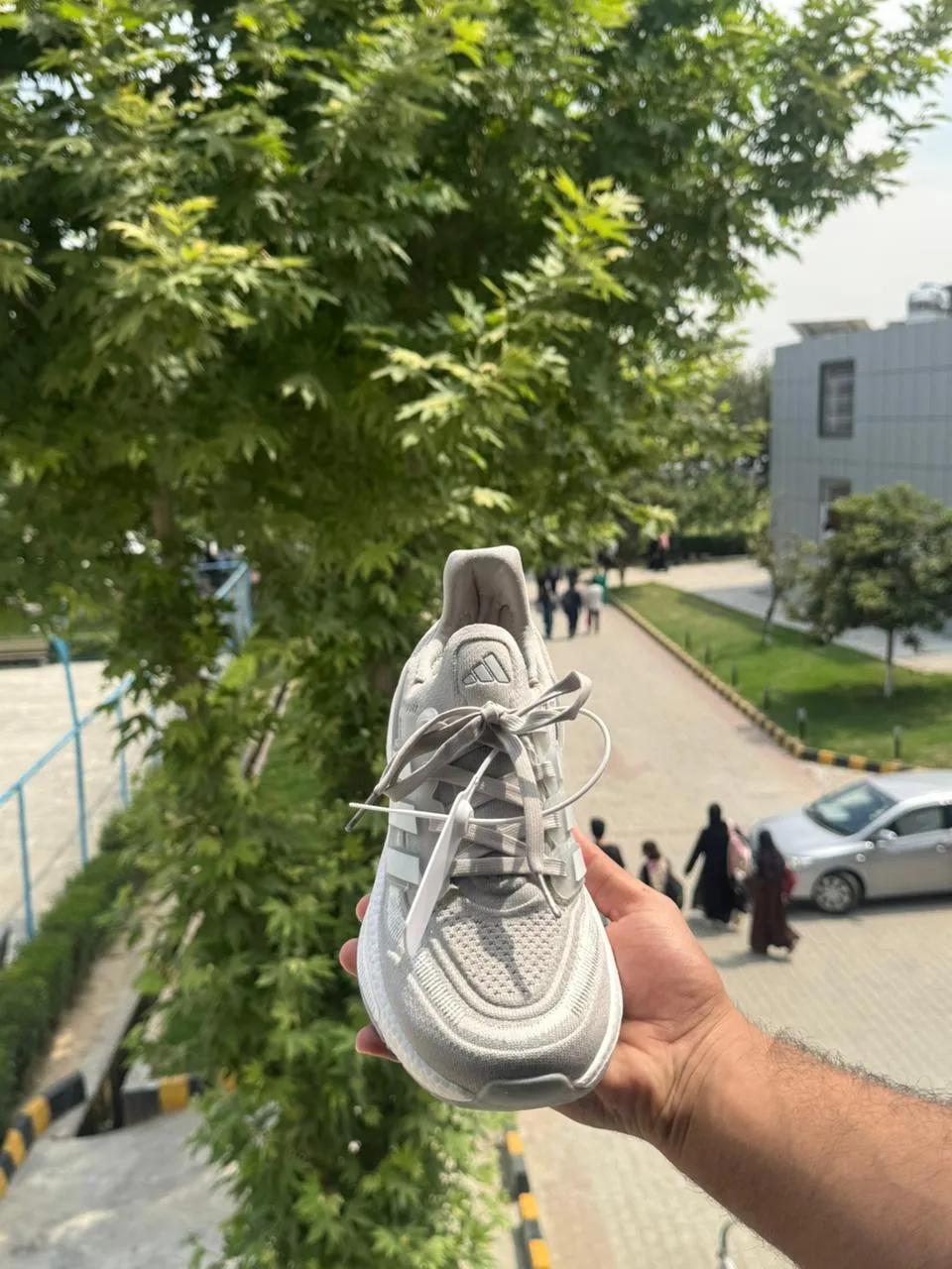 Adidas Ultraboost Light - Halo Silver / Cloud White - View 3